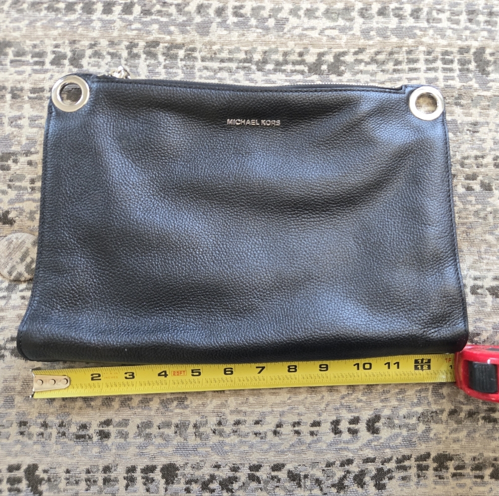 Michael Kors Pebbled Black Leather Bag